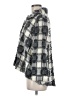MULTIPLES Plaid Gray Black Jacket Size M - photo 5