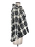 MULTIPLES Plaid Gray Black Jacket Size M - photo 4