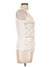 Cache Floral Ivory Sleeveless Top Size L - photo 4