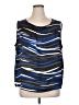 Nine West Blue Sleeveless Blouse Size S - photo 1