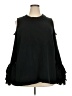 Roaman's Black Sweatshirt Size 26 (2X) - photo 1