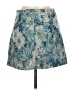 Shein Floral Blue Casual Skirt Size 6 - photo 2