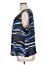 Nine West Blue Sleeveless Blouse Size S - photo 5