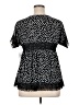 Torrid Black Short Sleeve Blouse Size 00 Plus - photo 2