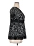 Torrid Black Short Sleeve Blouse Size 00 Plus - photo 4