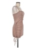 Windsor Solid Tan Cocktail Dress Size M - photo 4