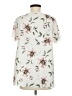 Vanilla Bay 100% Polyester Ivory White Short Sleeve Blouse Size M - photo 2