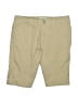 Class Club 100% Polyester Solid Tan Khaki Shorts Size 10 - photo 1