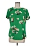 Unbranded 100% Polyester Green Short Sleeve Blouse One size - photo 1