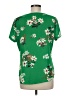 Unbranded 100% Polyester Green Short Sleeve Blouse One size - photo 2