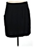 Theory Solid Black Silk Skirt Size 8 - photo 1