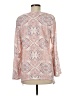 Style&Co Pink Long Sleeve Blouse Size M - photo 2