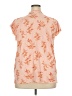 Torrid Orange Short Sleeve Blouse Size 3X Plus (3) - photo 2