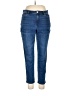 J.Jill Solid Blue Jeans Size 16 - photo 1