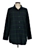 L.L.Bean 100% Cotton Green Long Sleeve Button-Down Shirt Size M - photo 1