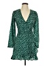 Assorted Brands 100% Polyester Green Casual Dress Size 10 - photo 1