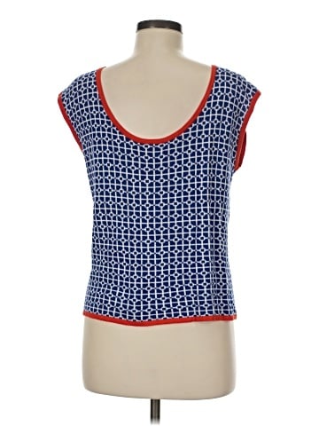 August Silk Short Sleeve Top (view 2)