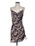 Topshop 100% Polyester Animal Print Brown Cocktail Dress Size 4 - photo 1