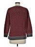 J.Crew Collection 100% Cashmere Houndstooth Red Cashmere Pullover Sweater Size M - photo 2