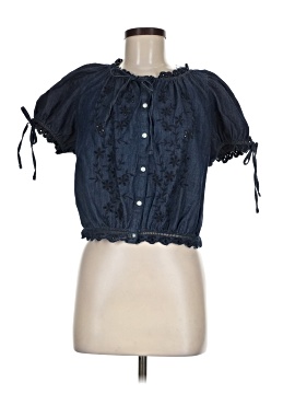 Free Assembly Short Sleeve Blouse