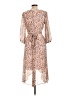 DKNY 100% Polyester Paisley Tan Cocktail Dress Size 10 - photo 2