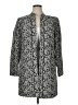 Sigrid Olsen Print Silver Silk Blazer Size 16 - photo 1