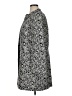 Sigrid Olsen Print Silver Silk Blazer Size 16 - photo 5
