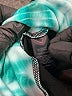 Express Color Block Teal Casual Skirt Size M - photo 5