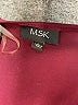 MSK Burgundy 3/4 Sleeve Blouse Size L - photo 7
