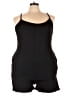 Unbranded 100% Polyester Solid Black Romper Size XXL - photo 1