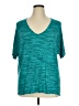 MTA Sport Teal Short Sleeve Top Size XL - photo 1