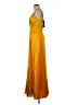 BCBGMAXAZRIA 100% Polyester Yellow Cocktail Dress Size M - photo 5