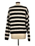 Bobeau Stripes Silver Pullover Sweater Size L - photo 2