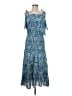 Rhode 100% Cotton Floral Blue Casual Dress Size M (estimated) - photo 1
