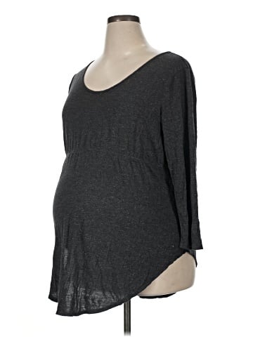 Old Navy - Maternity 3/4 Sleeve T-Shirt (view 1)
