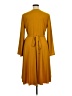 ELOQUII Solid Yellow Cocktail Dress Size 16 Plus - photo 2