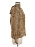Ramy Brook 100% Silk Animal Print Gold Long Sleeve Silk Top Size M - photo 4