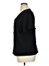 CeCe 100% Polyester Black Short Sleeve Blouse Size XL - photo 5