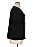 CeCe 100% Polyester Black Short Sleeve Blouse Size XL - photo 4