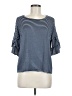 Alya Blue 3/4 Sleeve Top Size M - photo 1