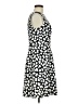 AB Studio Polka Dots Black Cocktail Dress Size 6 - photo 4
