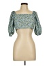 Shein Curve Green 3/4 Sleeve Blouse Size 12 Plus (0) - photo 1