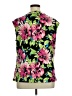 Kasper Black Sleeveless Blouse Size XL - photo 2