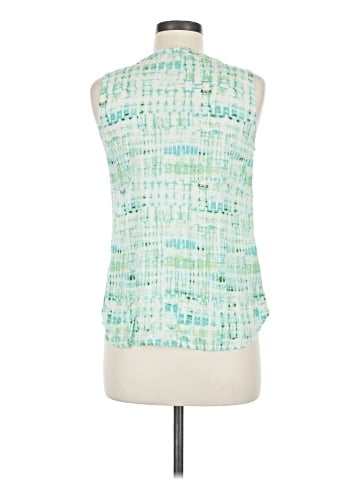 Rose + Olive Sleeveless Blouse (view 2)