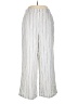 Sincerely Jules Stripes Silver Linen Pants Size XL - photo 1