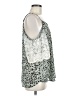 Umgee 100% Polyester Silver Sleeveless Blouse Size M - photo 4