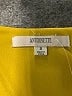 Antoinette 100% Polyester Yellow 3/4 Sleeve Blouse Size S - photo 7