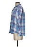 Grayson 100% Linen Plaid Blue Long Sleeve Button-Down Shirt Size XS (1) - photo 5