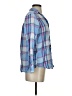 Grayson 100% Linen Plaid Blue Long Sleeve Button-Down Shirt Size XS (1) - photo 4