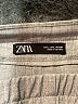 Zara Chevron-herringbone Gray Casual Pants Size L - photo 7